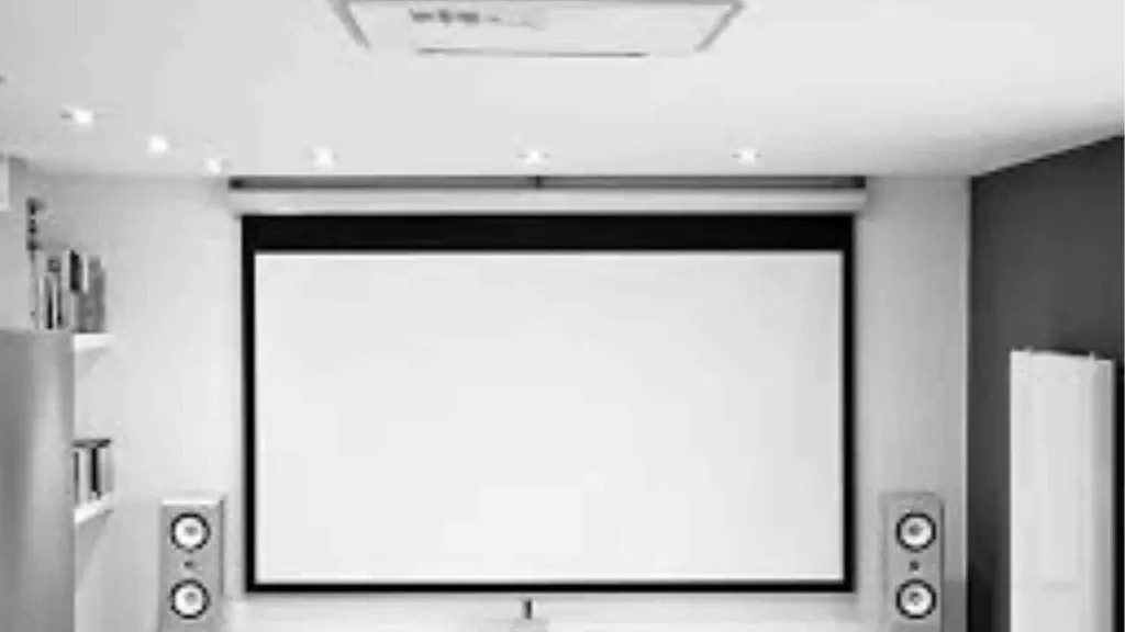 White Projector Screen